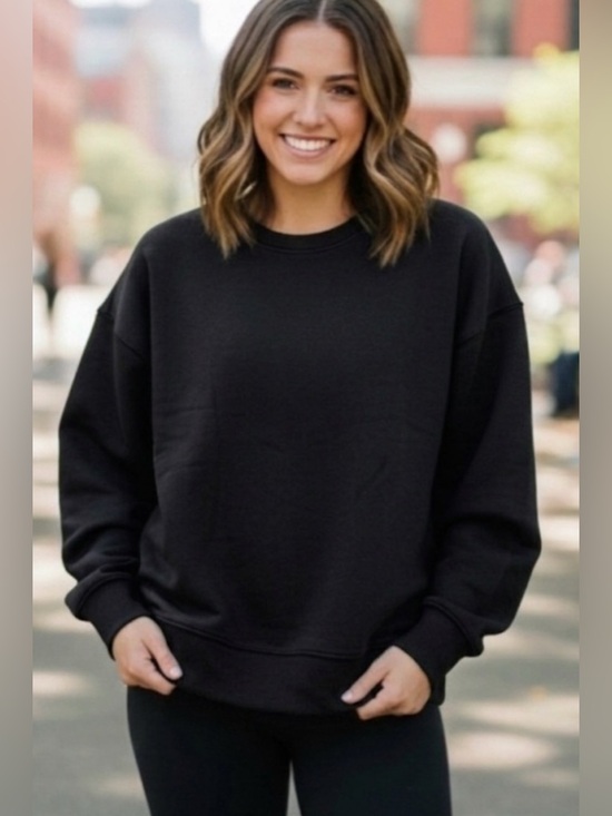 Lazypants Sweaters - Lazypants Crewneck Rayon Blend Sweatshirt